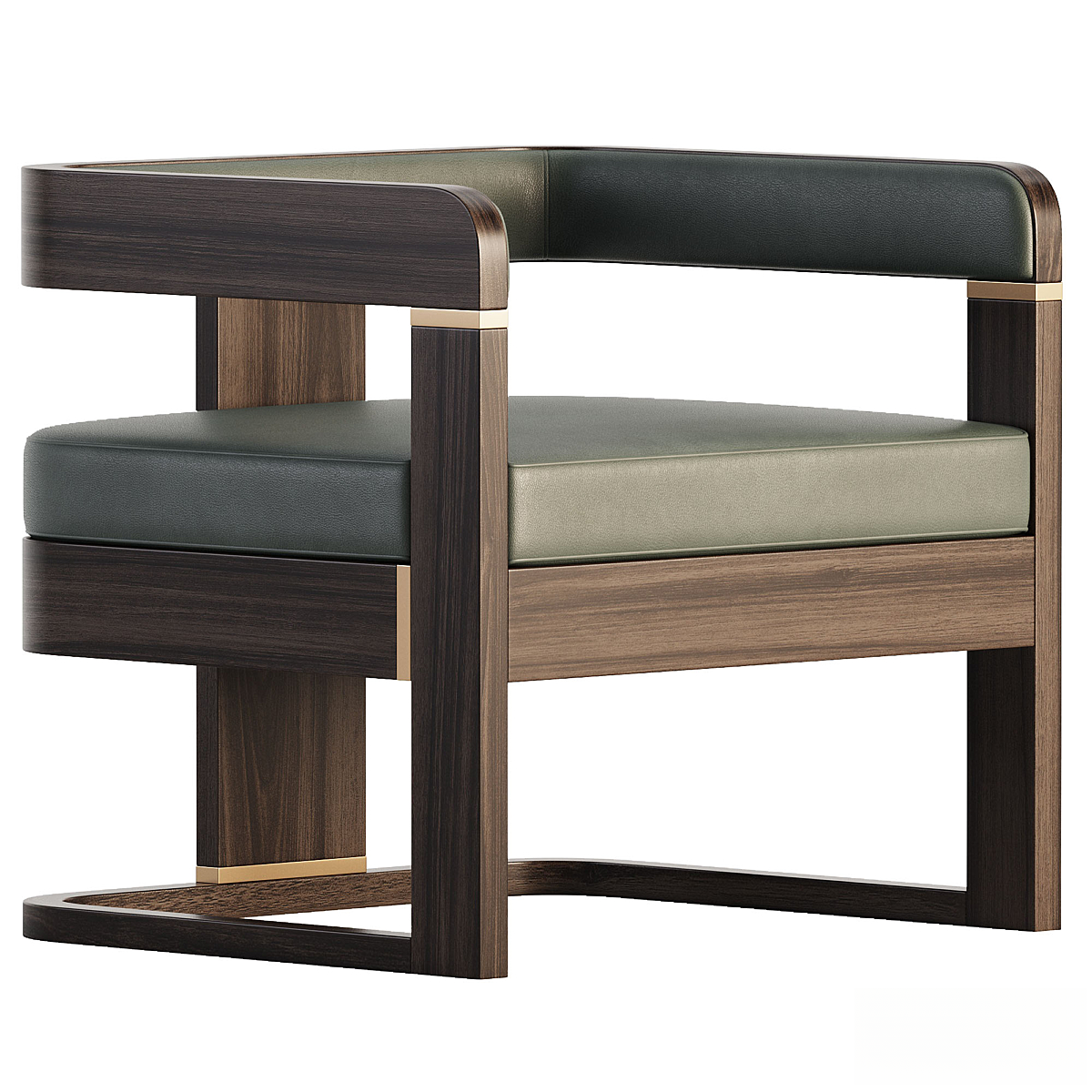Modern Wood Armchair singlesofa
