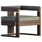 Modern Wood Armchair singlesofa