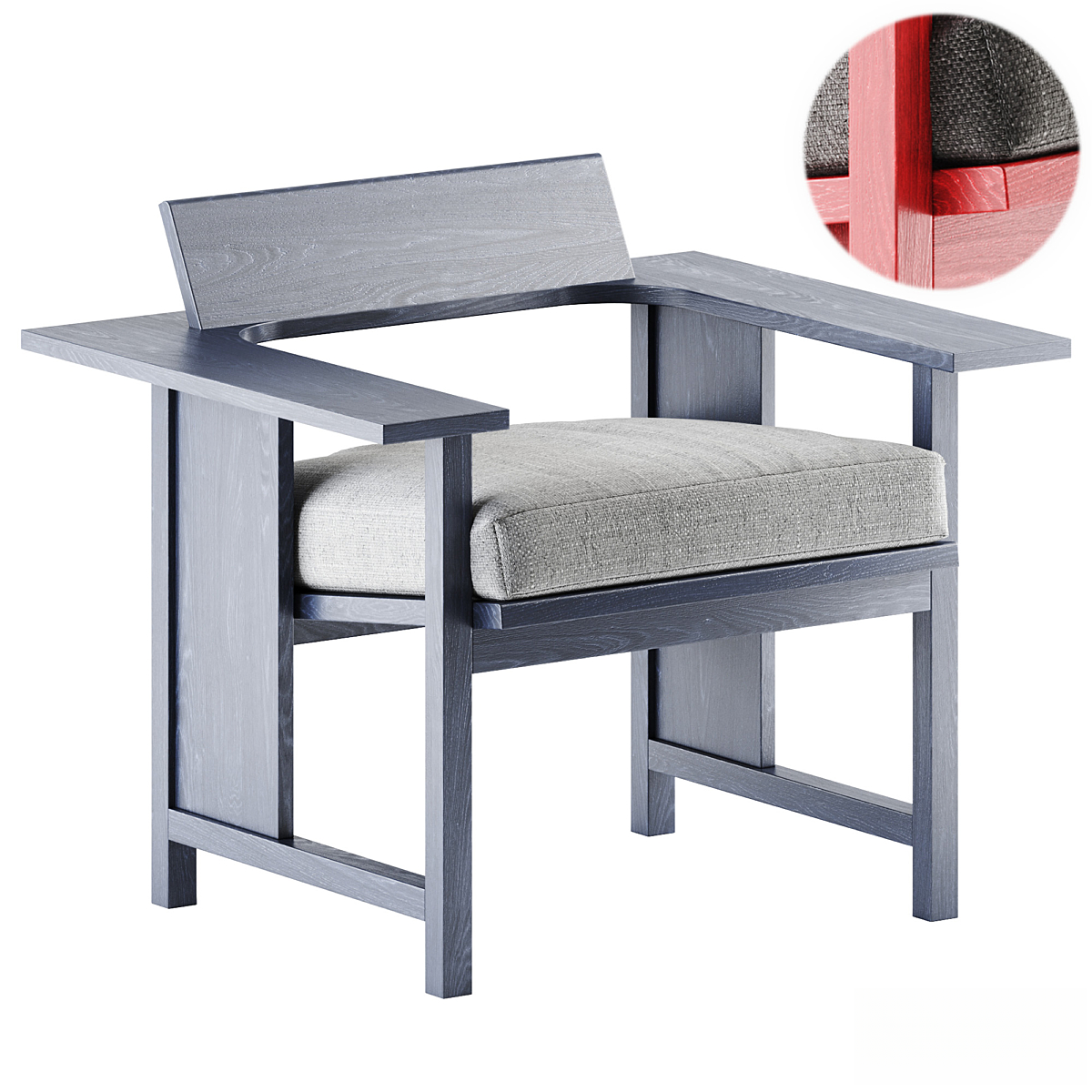 Modern Gray Chair singlesofa