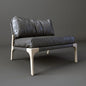 Leather Modern Minimalist singlesofa