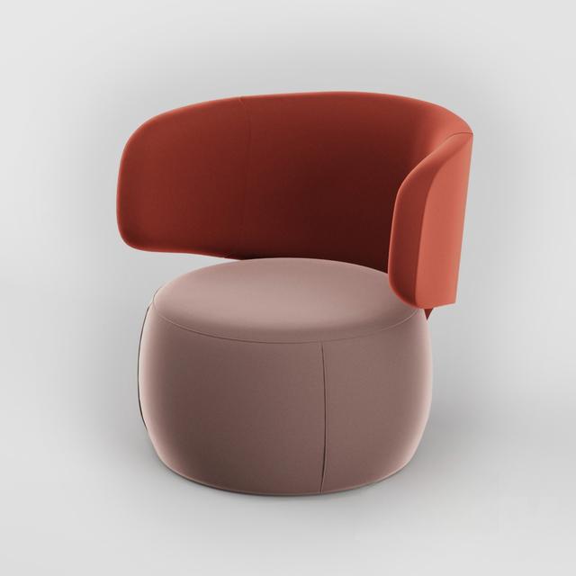Round Modern Chair singlesofa
