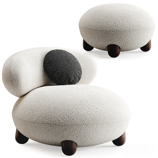 Round Modern Chair singlesofa