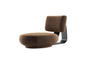 BrownModernChair singlesofa