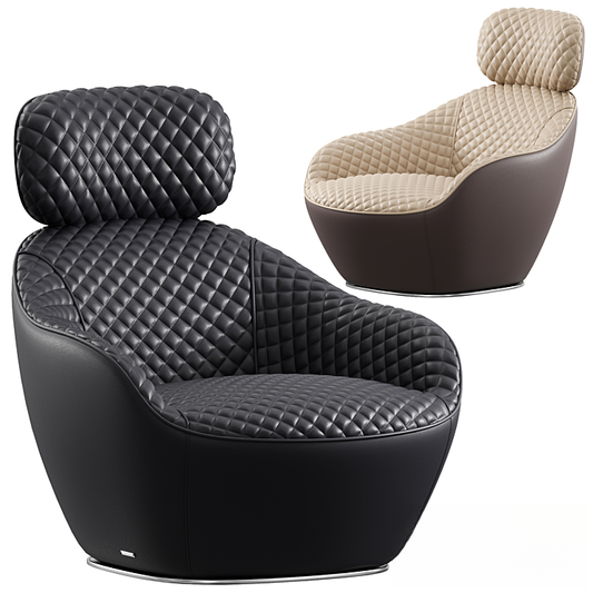 Quilted Modern Lounge Chair singlesofa