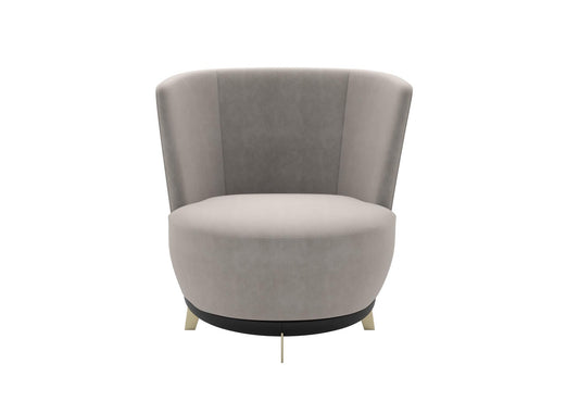 Grey Round Chair singlesofa