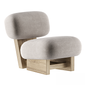 Modern Wood Chair singlesofa