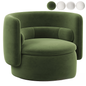 Green Round Modern singlesofa