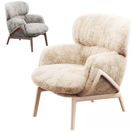 Fuzzy Modern Chair singlesofa