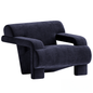 Modern Dark Blue Sofa singlesofa