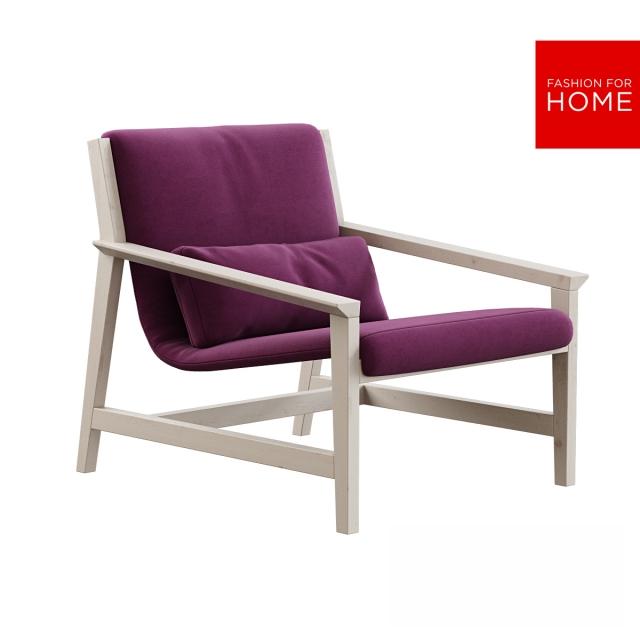 Purple Armchair Modern singlesofa