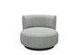Round Gray Modern singlesofa