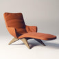 Orange Modern Lounge Chair singlesofa