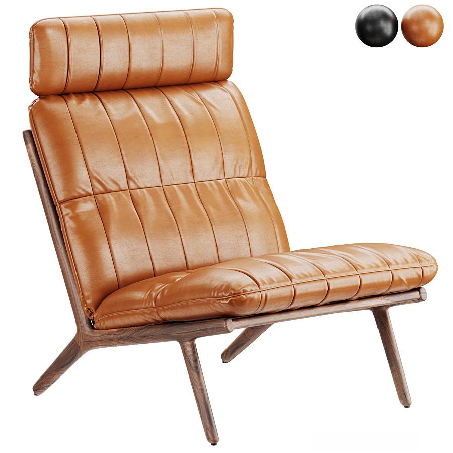 Leather Modern Lounge singlesofa