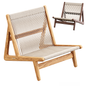Wooden Lounge Chair singlesofa
