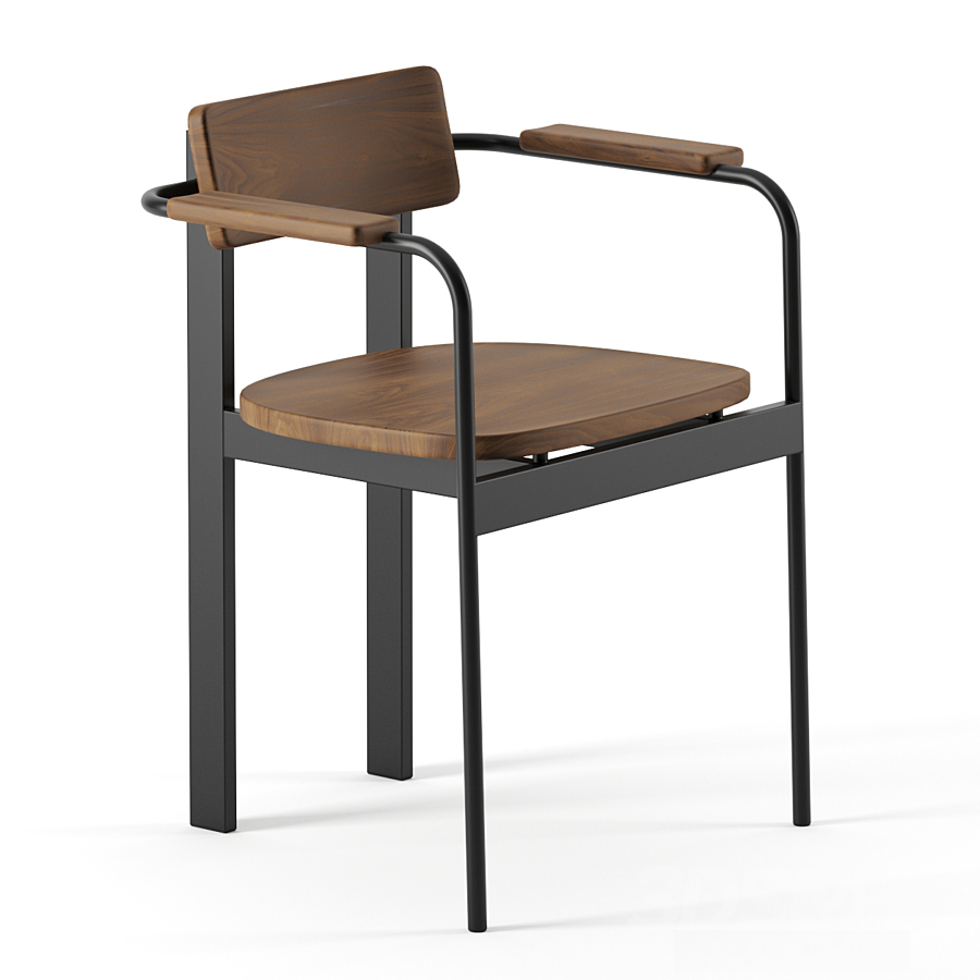 Wooden Metal Modern singlesofa