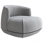 Modern Grey Armchair singlesofa