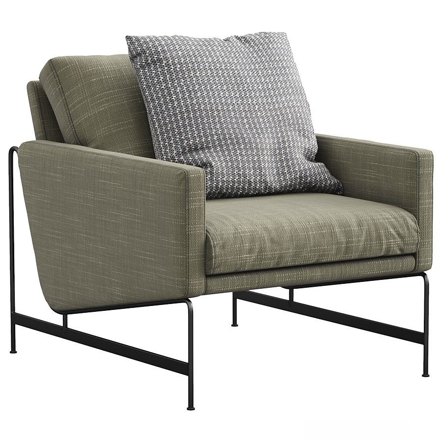 Grey Modern Chair singlesofa