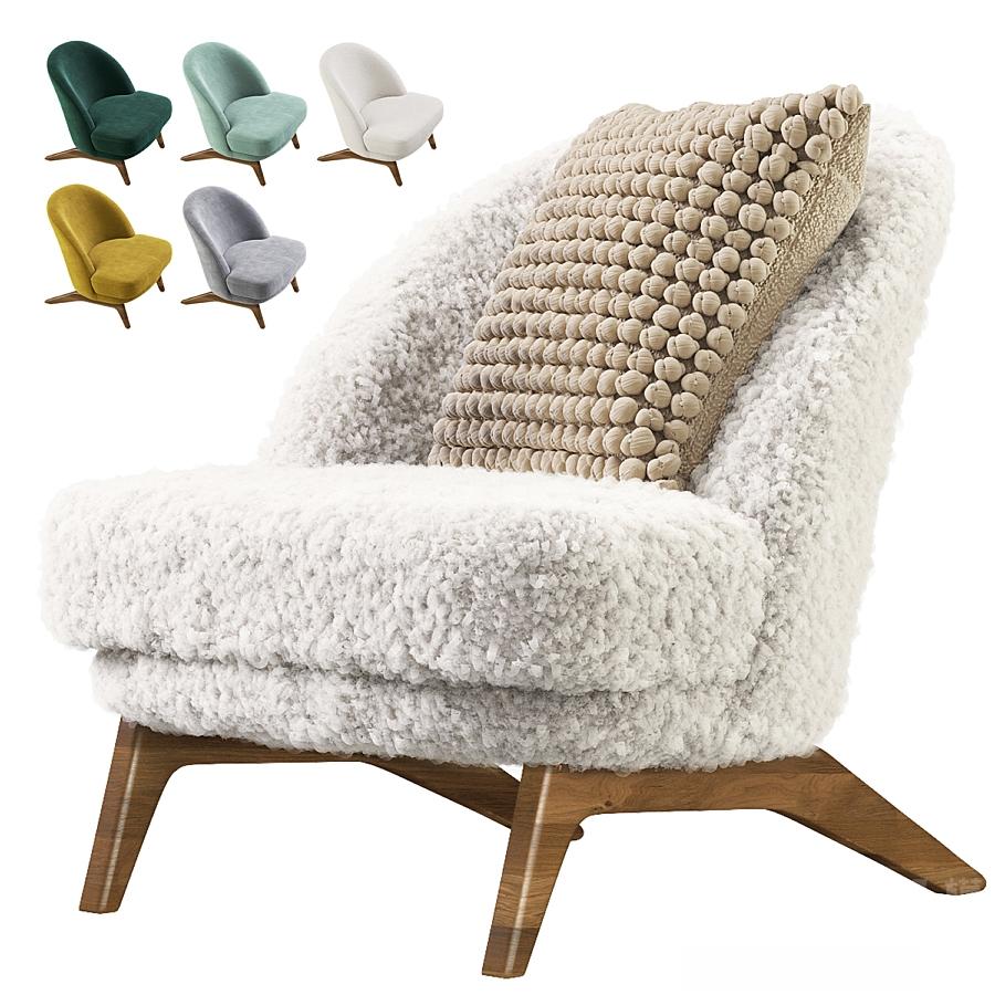 Fleece Chair Modern singlesofa