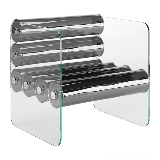 Glass Metal Modern singlesofa