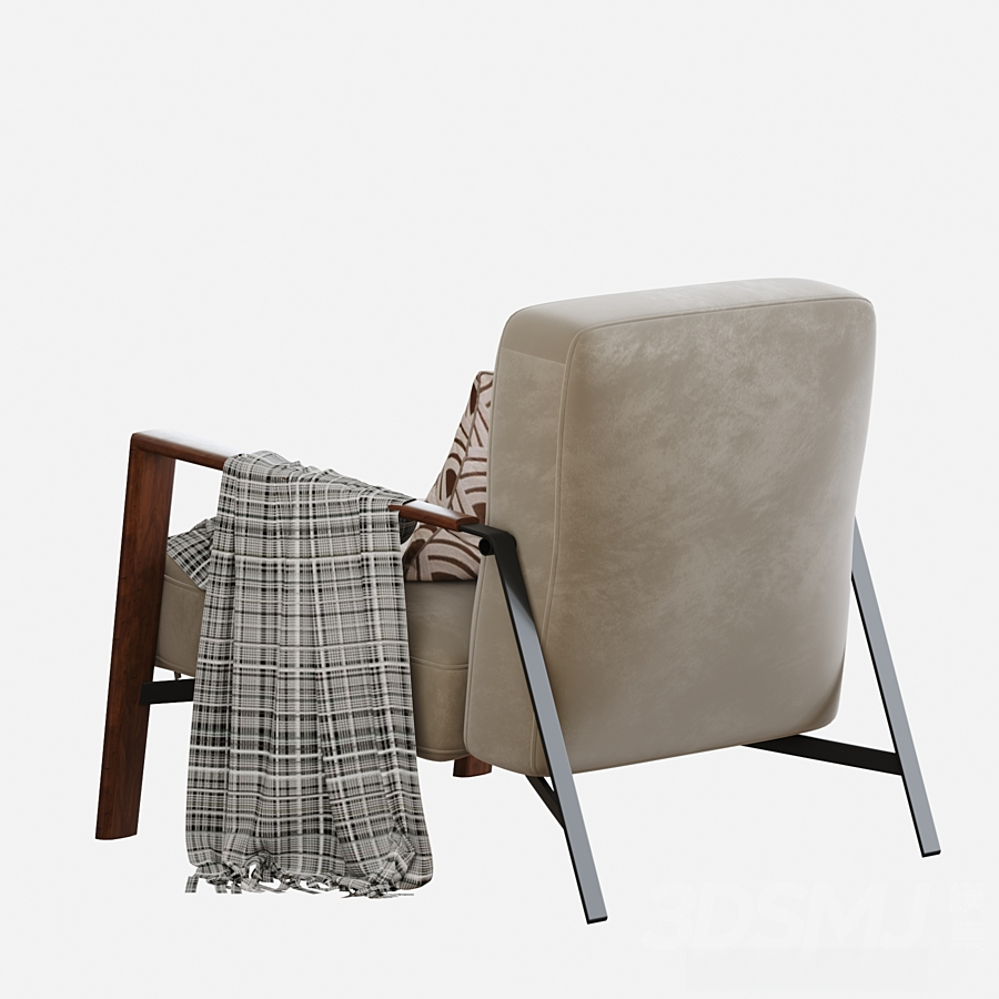 Modern Chair Plaid singlesofa