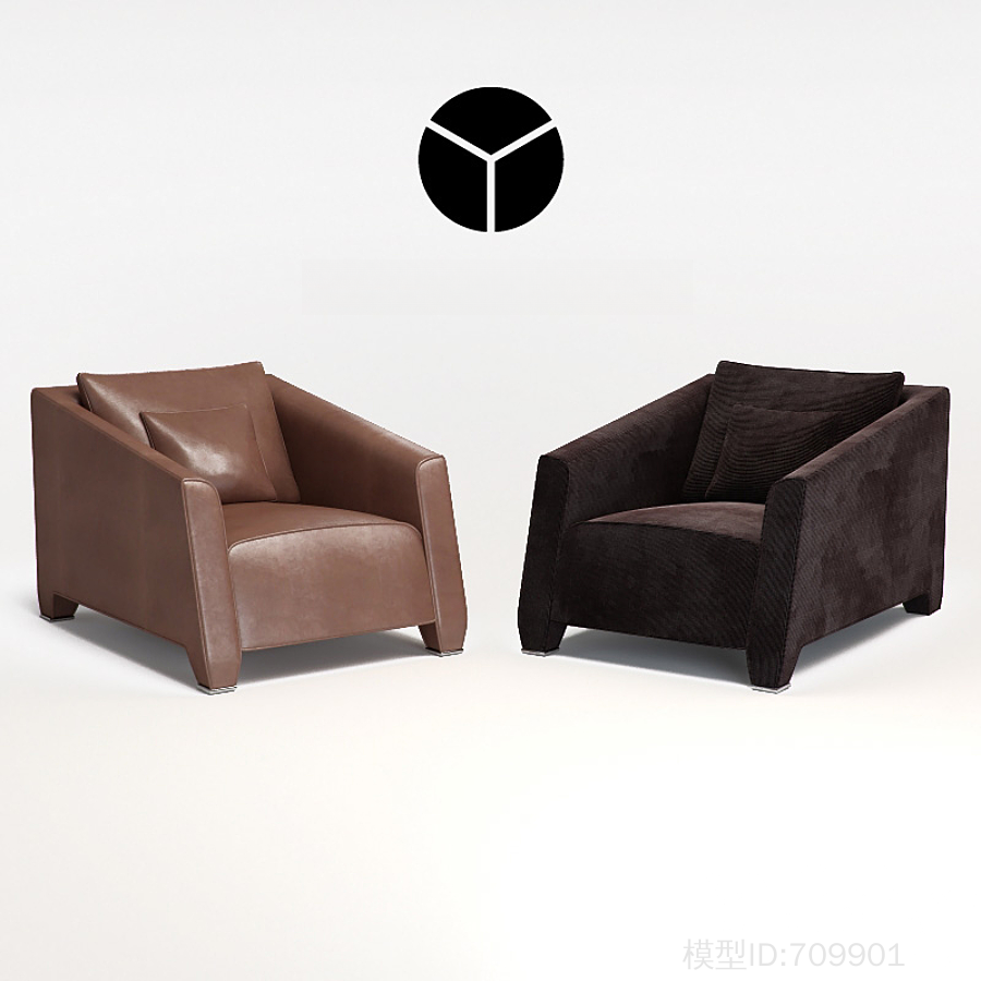 Modern Leather Armchair singlesofa