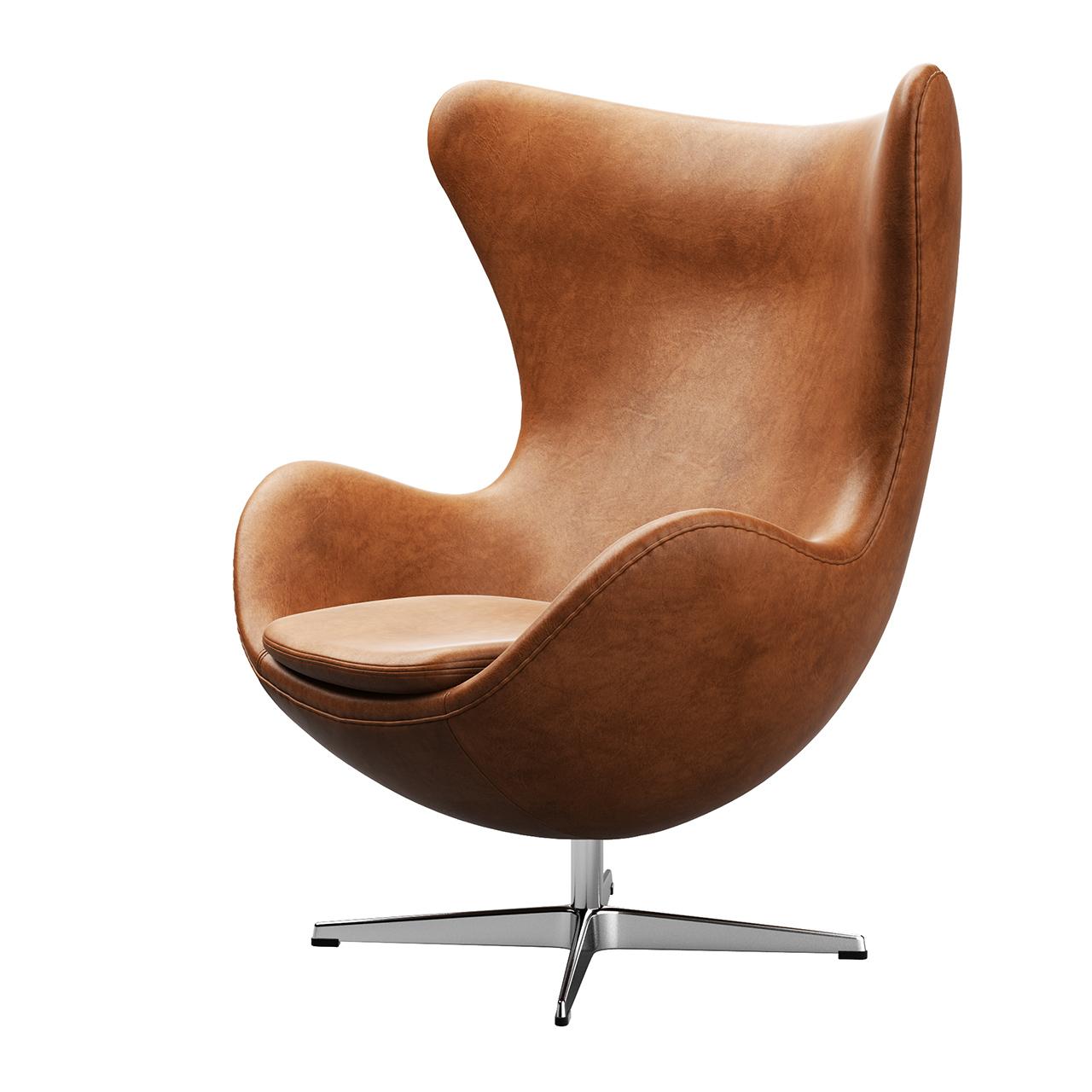 Brown Egg Chair singlesofa