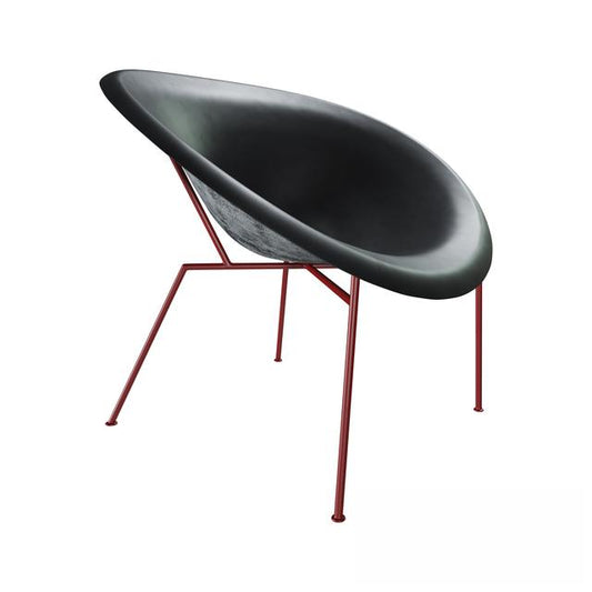 Modern Oval Red