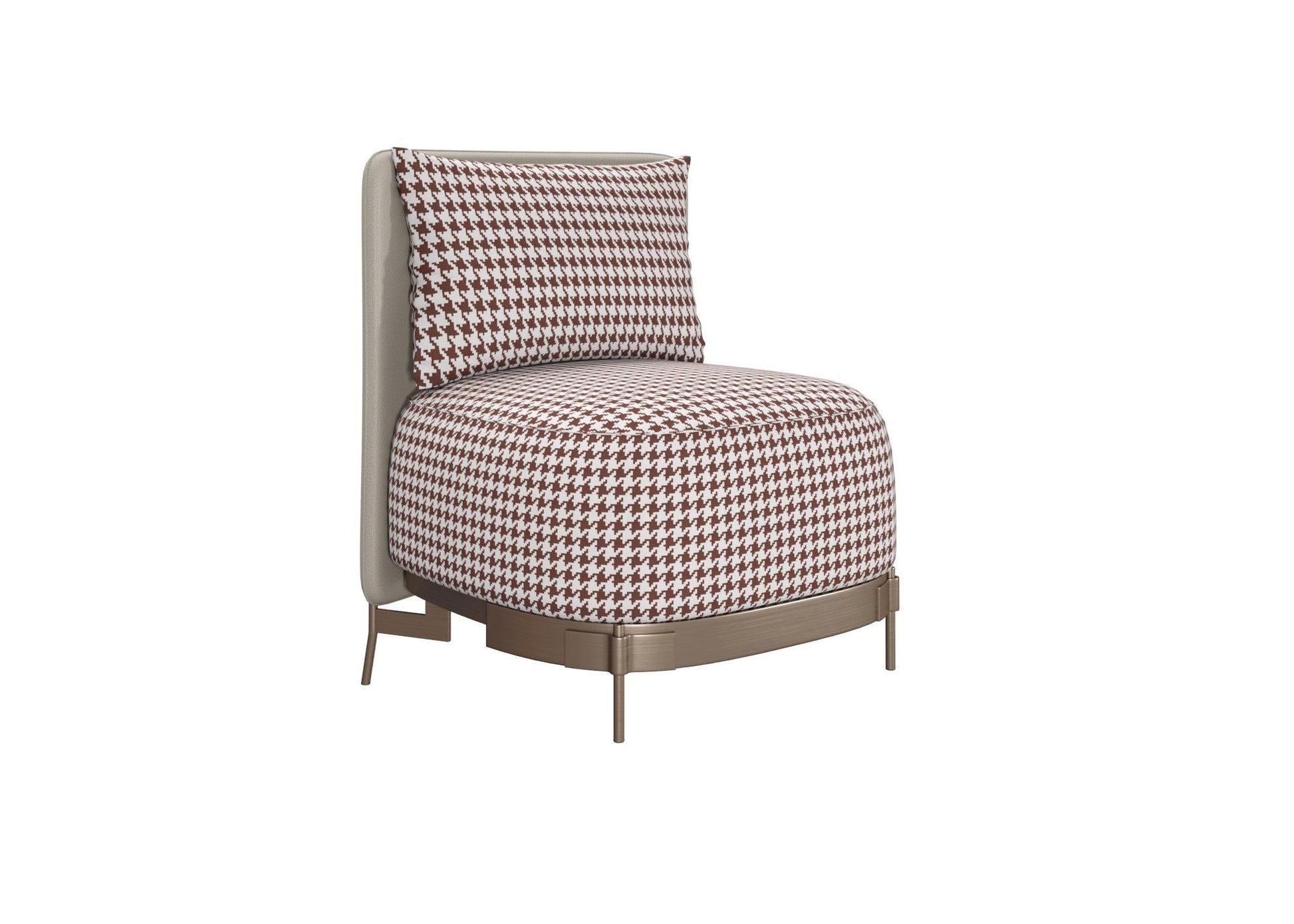 Checkered Modern Chair singlesofa