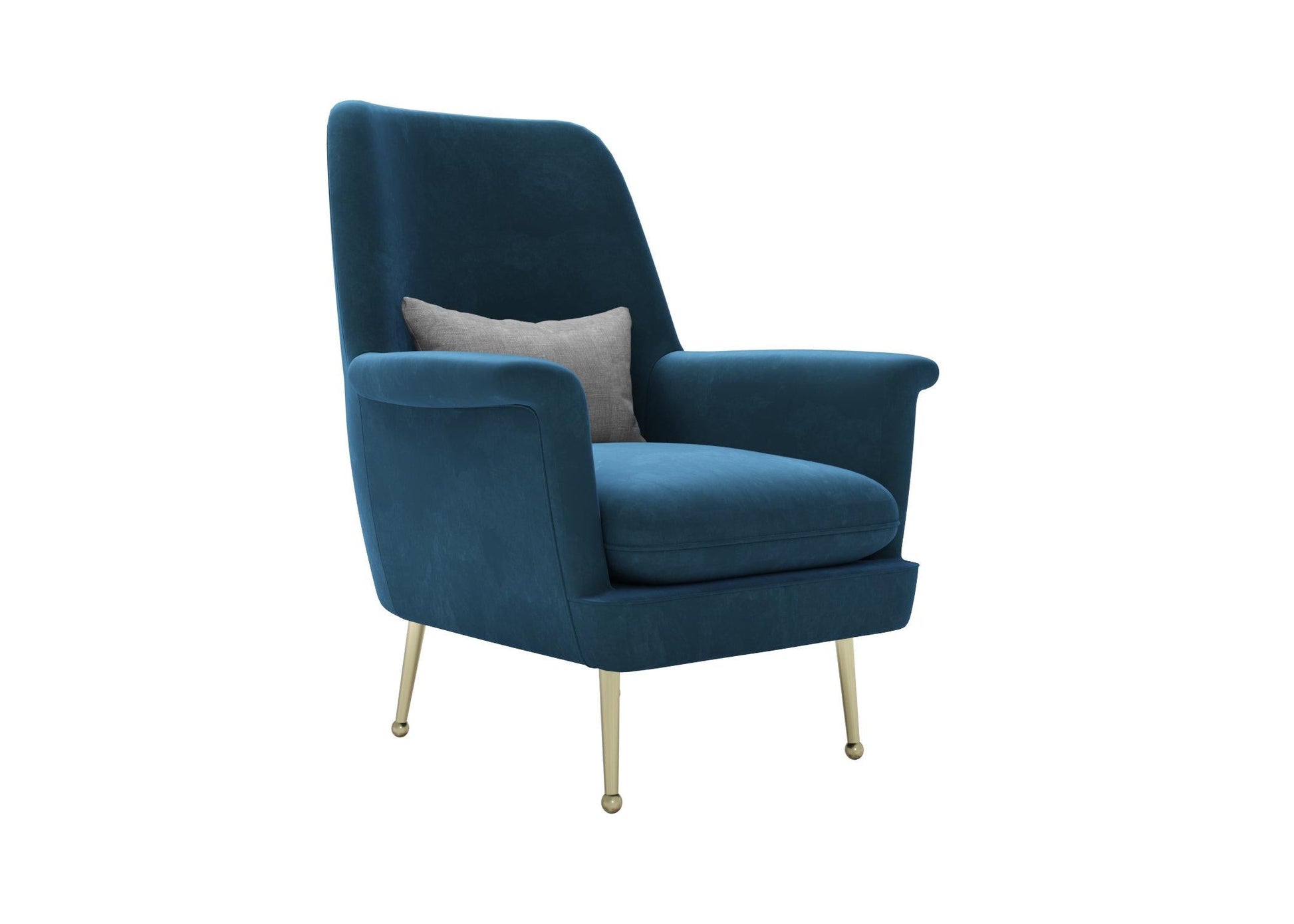 Blue Chair Modern singlesofa