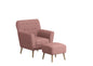 PinkUpholsteredChair singlesofa
