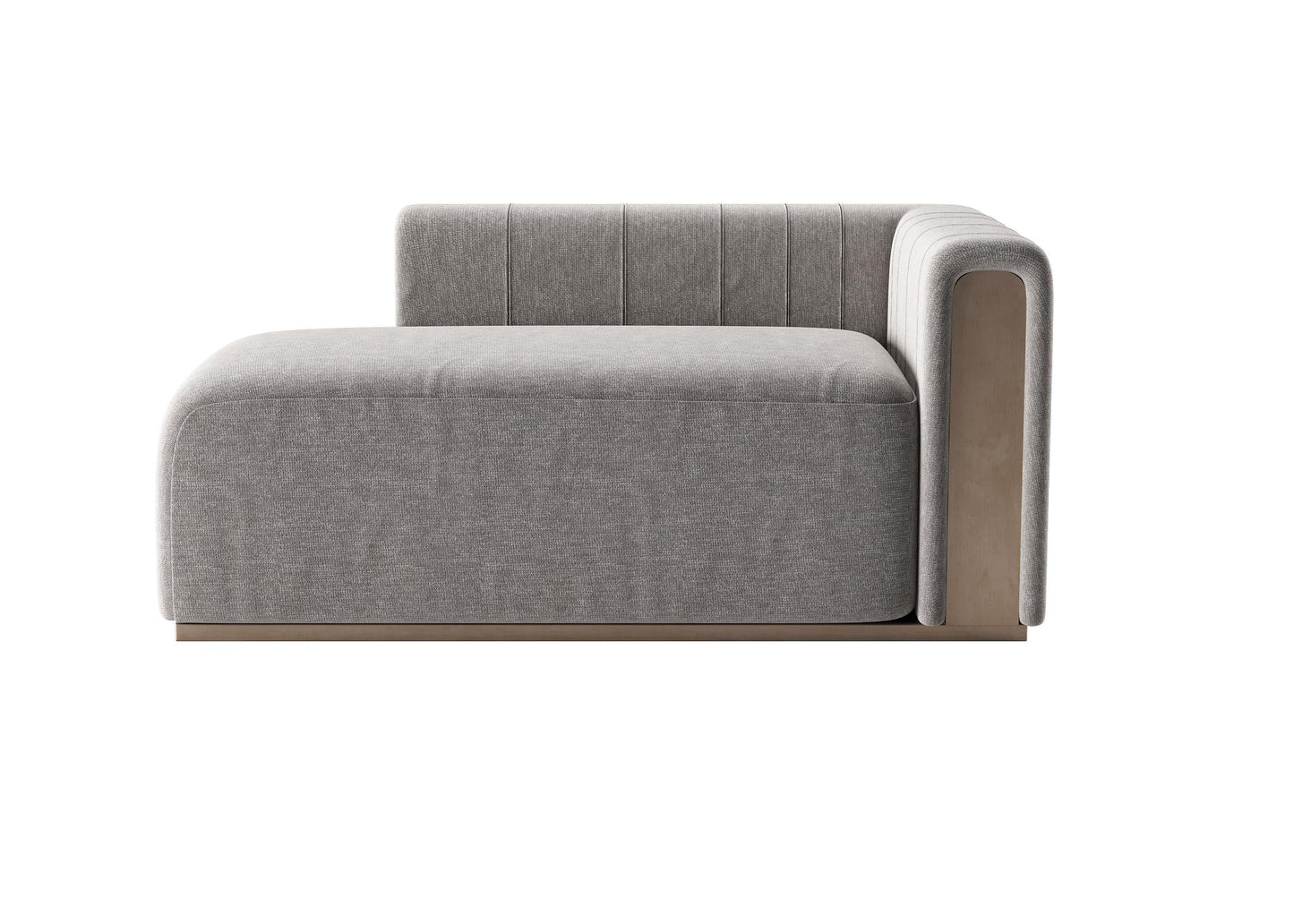 Grey L-shaped Sofa singlesofa