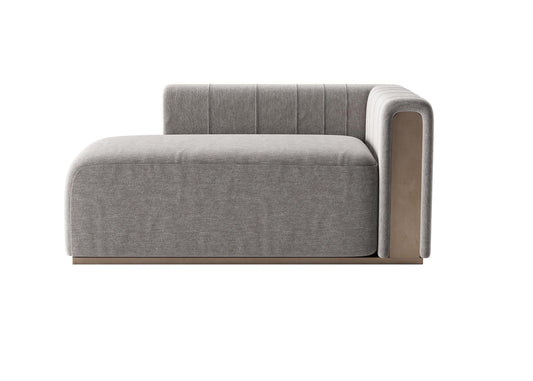 Grey L-shaped Sofa