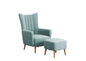LightBlueModernChair singlesofa