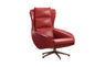 Red Leather Modern singlesofa