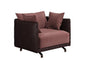 Modern Dark Brown Sofa singlesofa
