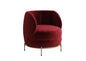Round Red Chair singlesofa