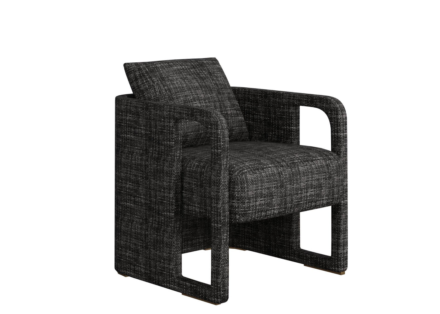 Modern Dark Gray Armchair singlesofa