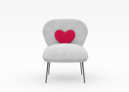 Heart Gray Chair