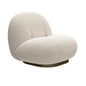 Round Modern White singlesofa