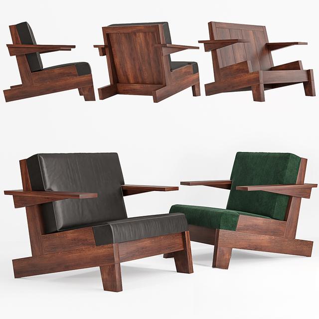 Modern Wooden Chair singlesofa