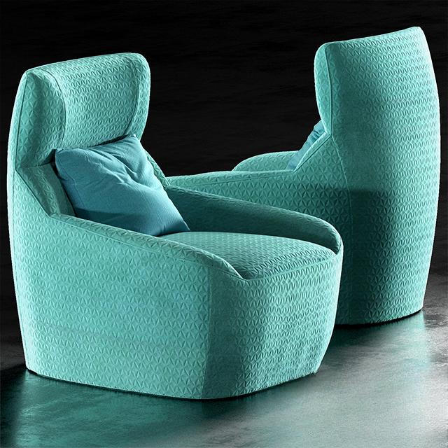 Turquoise Modern Chair singlesofa