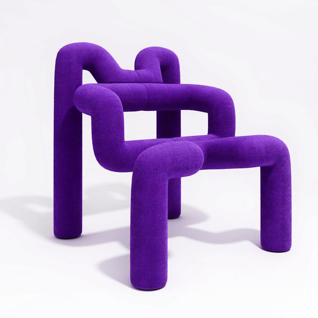 Purple Unique Modern singlesofa