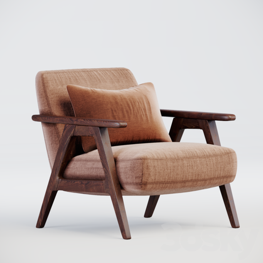 Modern Simple Wooden singlesofa