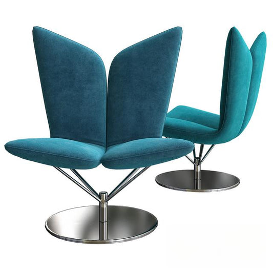Blue Modern Chair singlesofa