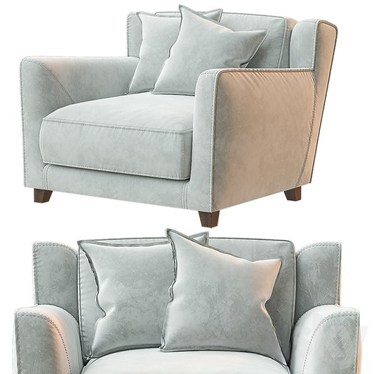 Light Grey Modern singlesofa