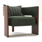 Modern Wood Green singlesofa