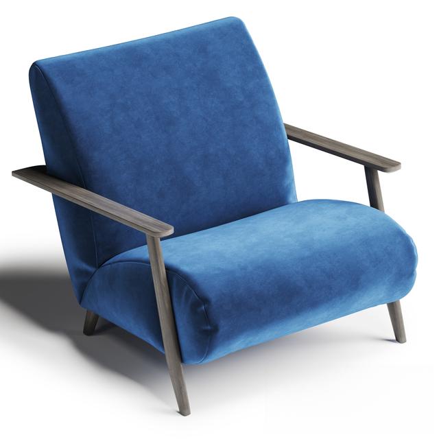 Blue Modern Chair singlesofa