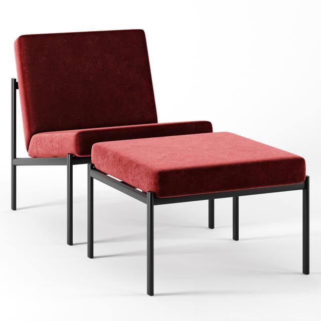 Modern Red Chair singlesofa