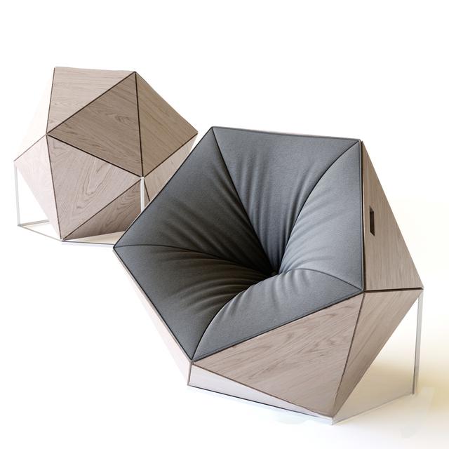 Geometric Modern Chair singlesofa