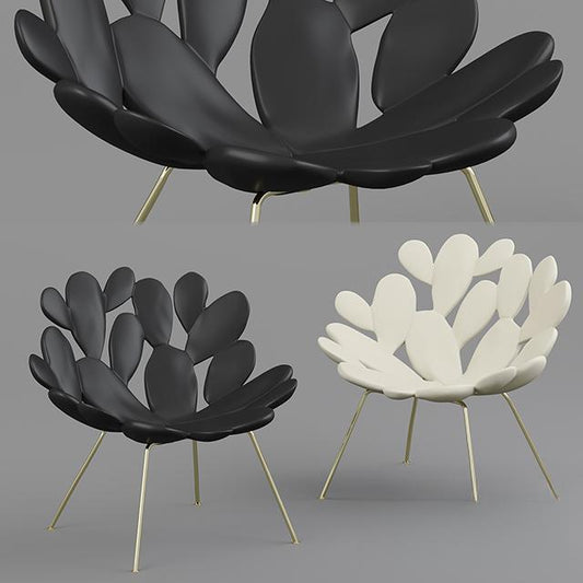 Flower Shape Modern singlesofa